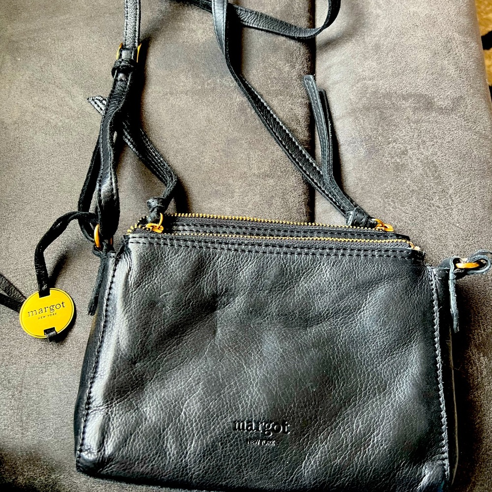 Margot Small Leather Double Zip Purse